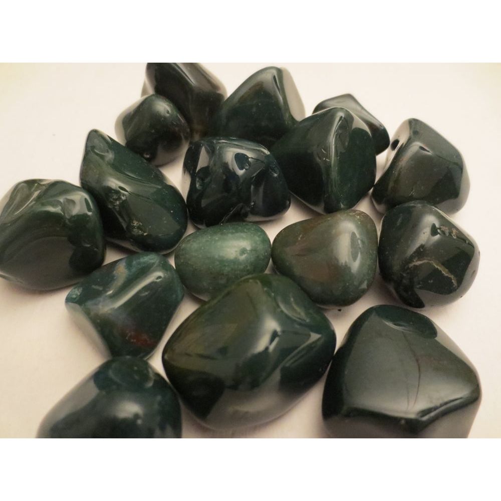 Bloodstone, Tumbled and Polished, 1"