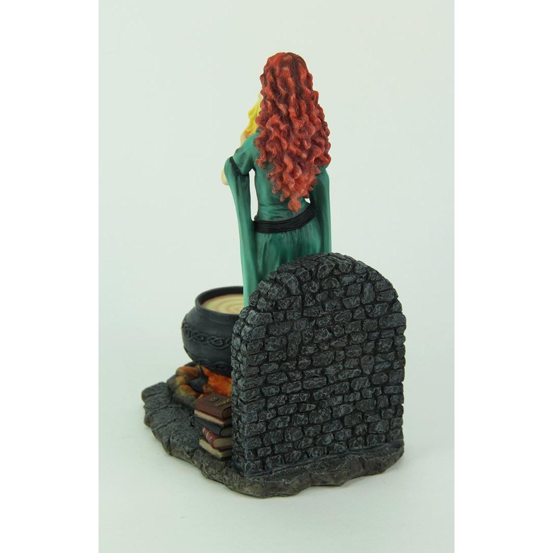 Celtic Brigid Goddess Of Hearth & Home Standing Holding Sacred Flame Statue