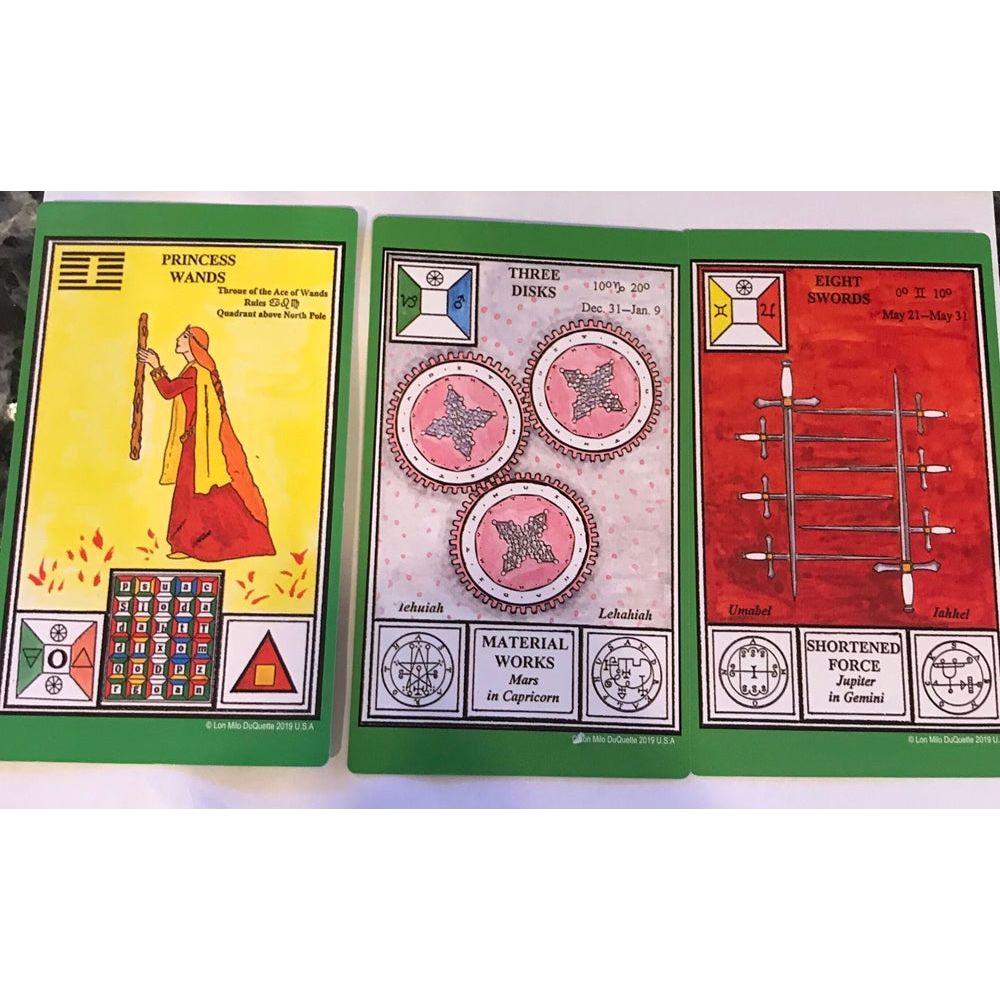 Tarot of Ceremonial Magick Deck and Companion Book by Lon Milo