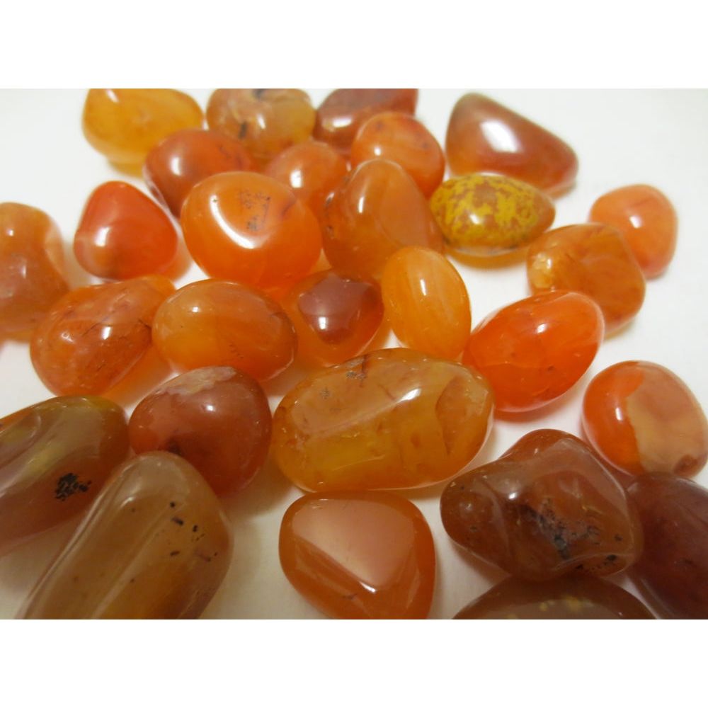 Carnelian, Tumbled and Polished, 1" piece