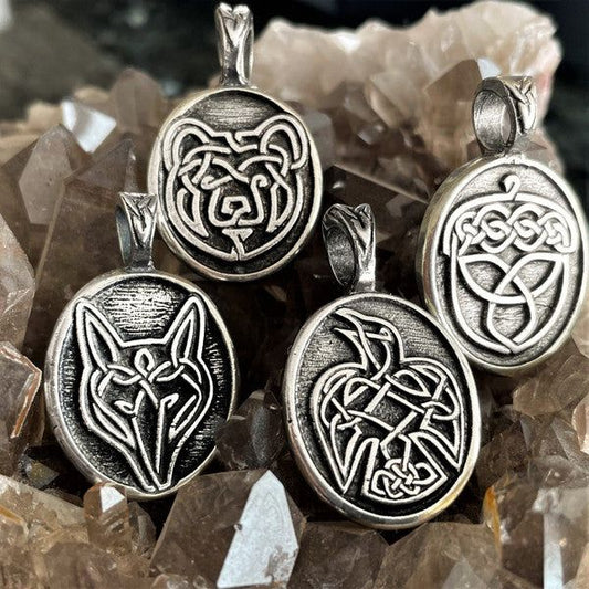 Celtic Strength Pendants with Inscriptions