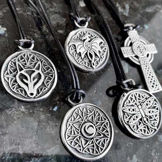 Celtic Wisdom Pendants with Inscriptions