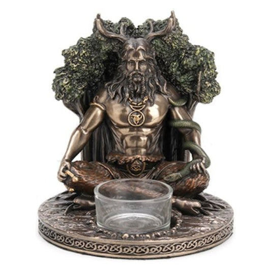 Celtic God Cernnunnos Tea Light Holder