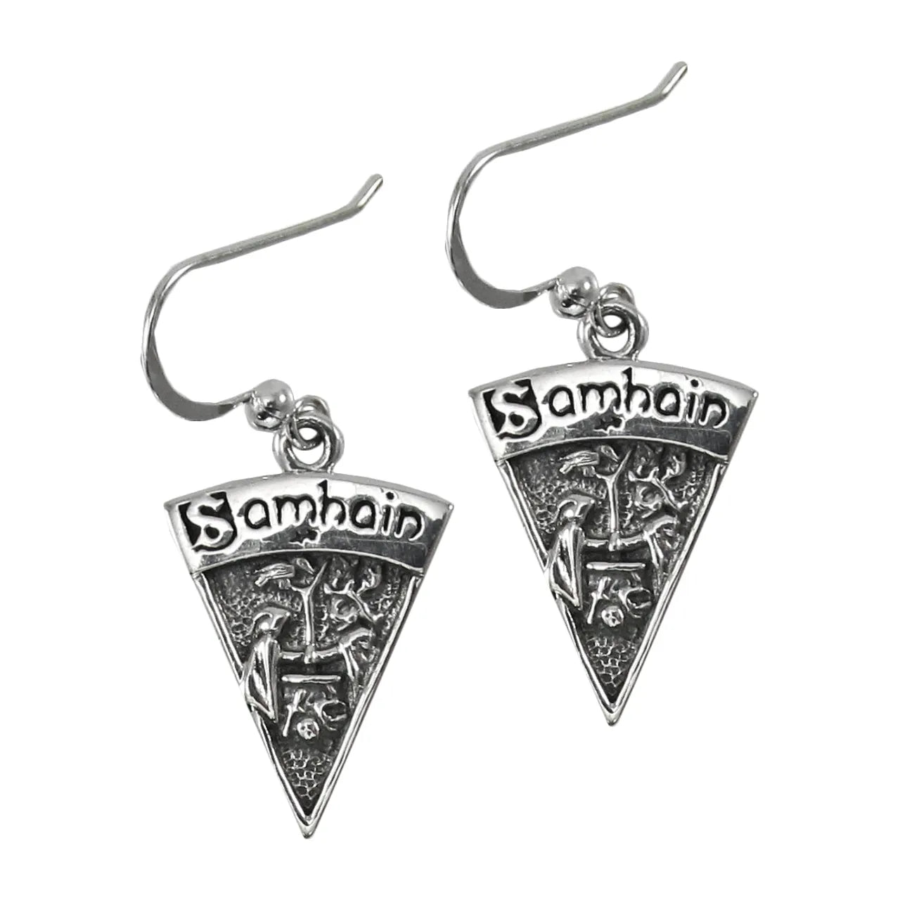 Sterling Silver Sabbat Dangle Earrings, all eight Sabbats