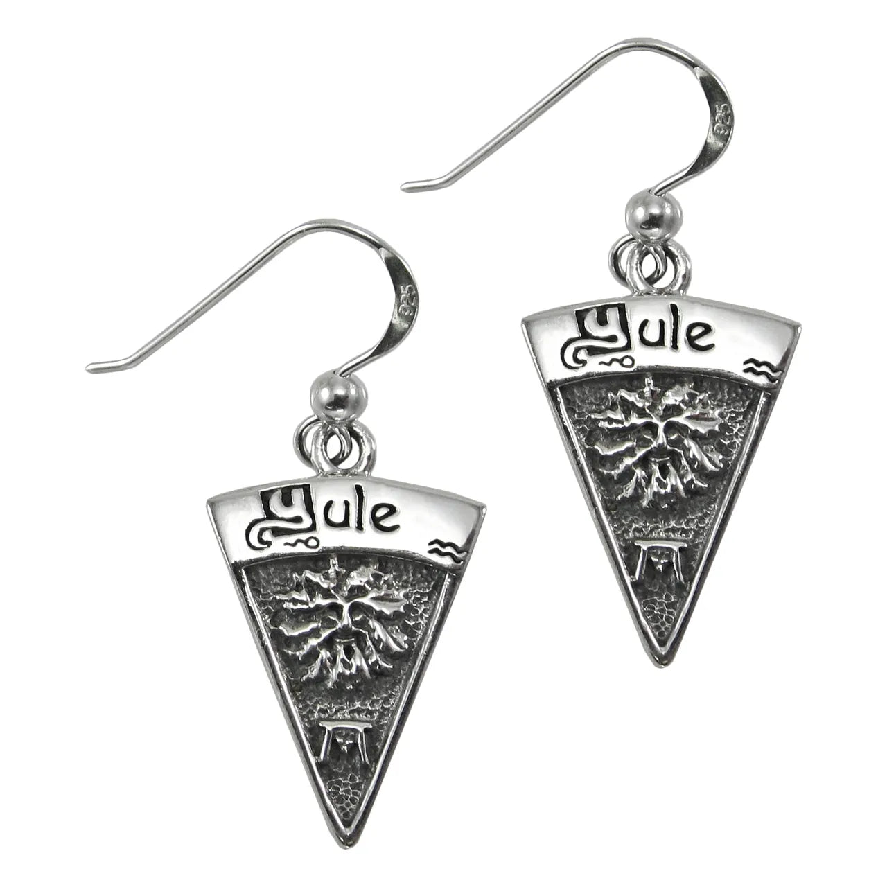 Sterling Silver Sabbat Dangle Earrings, all eight Sabbats