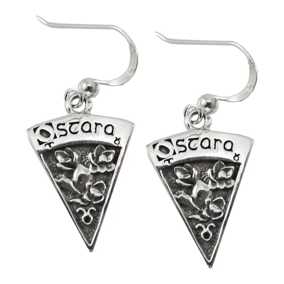 Sterling Silver Sabbat Dangle Earrings, all eight Sabbats