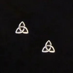 Sterling Silver Triquetra Post Earring SKU: ES030C7