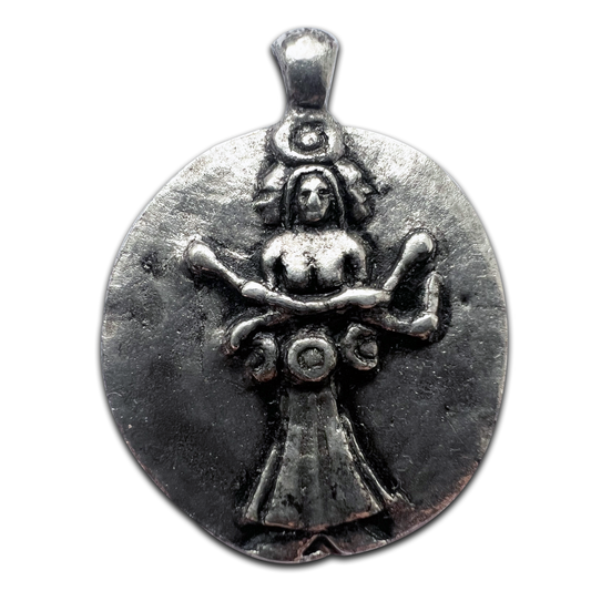 Goddess Hecate for Witchcraft & Transformation Coin Necklace