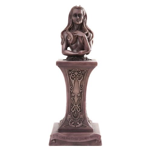 Crescent Crowned Moon Goddess Altar Statue by Maxine Miller