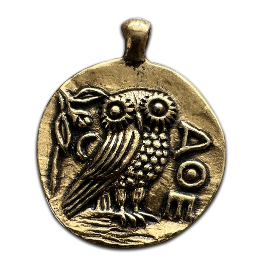 Goddess Athena for Wisdom & War Coin Necklace