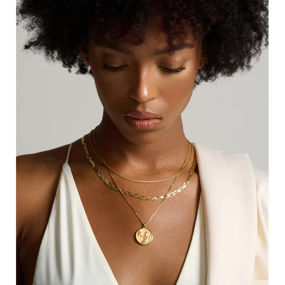 Goddess Artemis The Huntress Necklace Vermeil Necklace