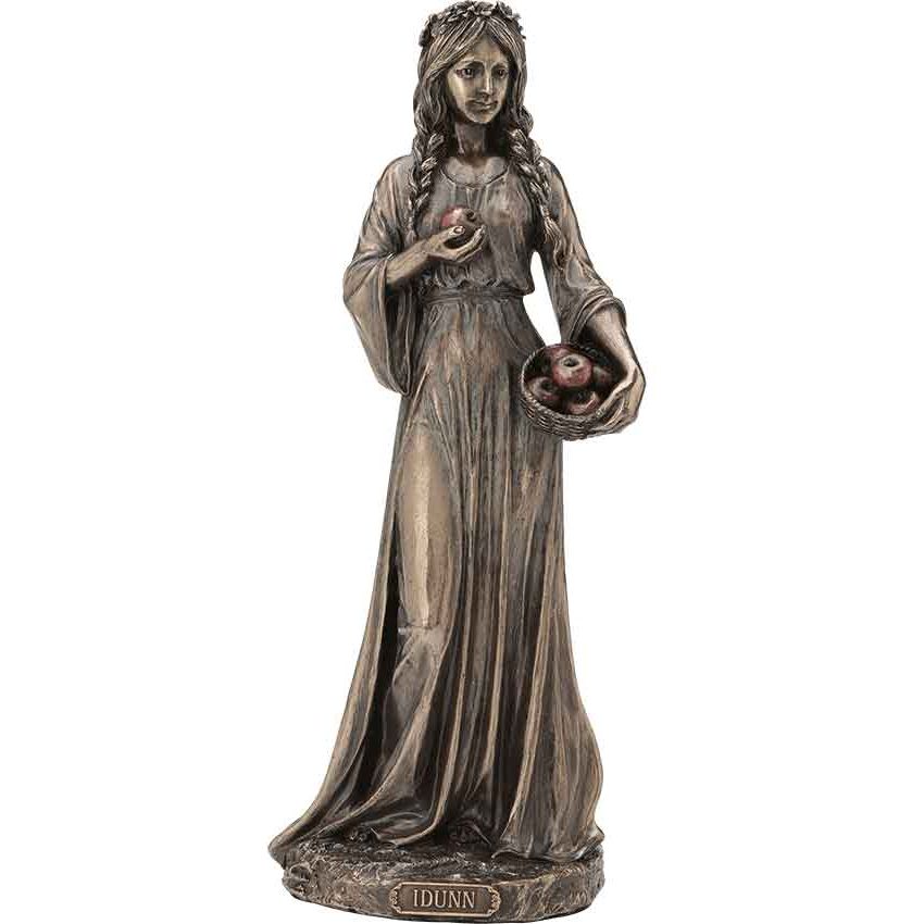 Veronese Design Bronze Finish Idunn Norse Goddess of Spring and Youth Statue