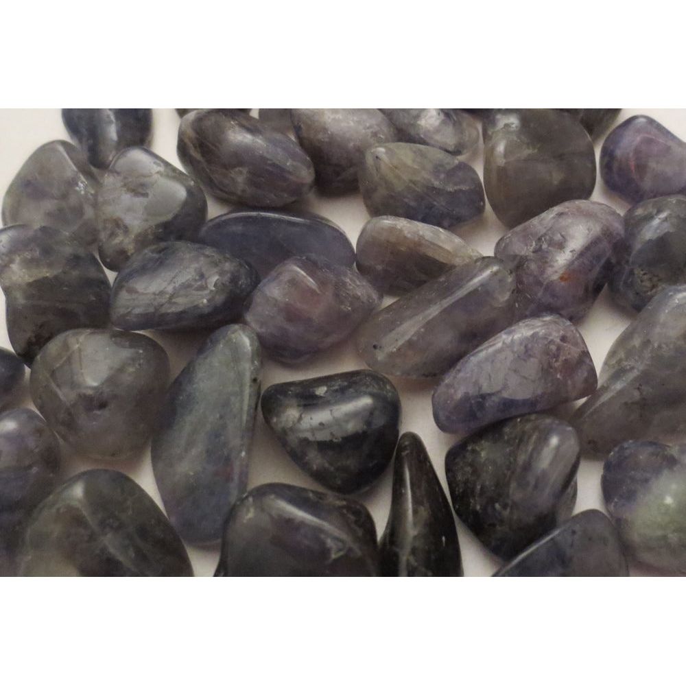 Iolite, Tumbled and polished 1"