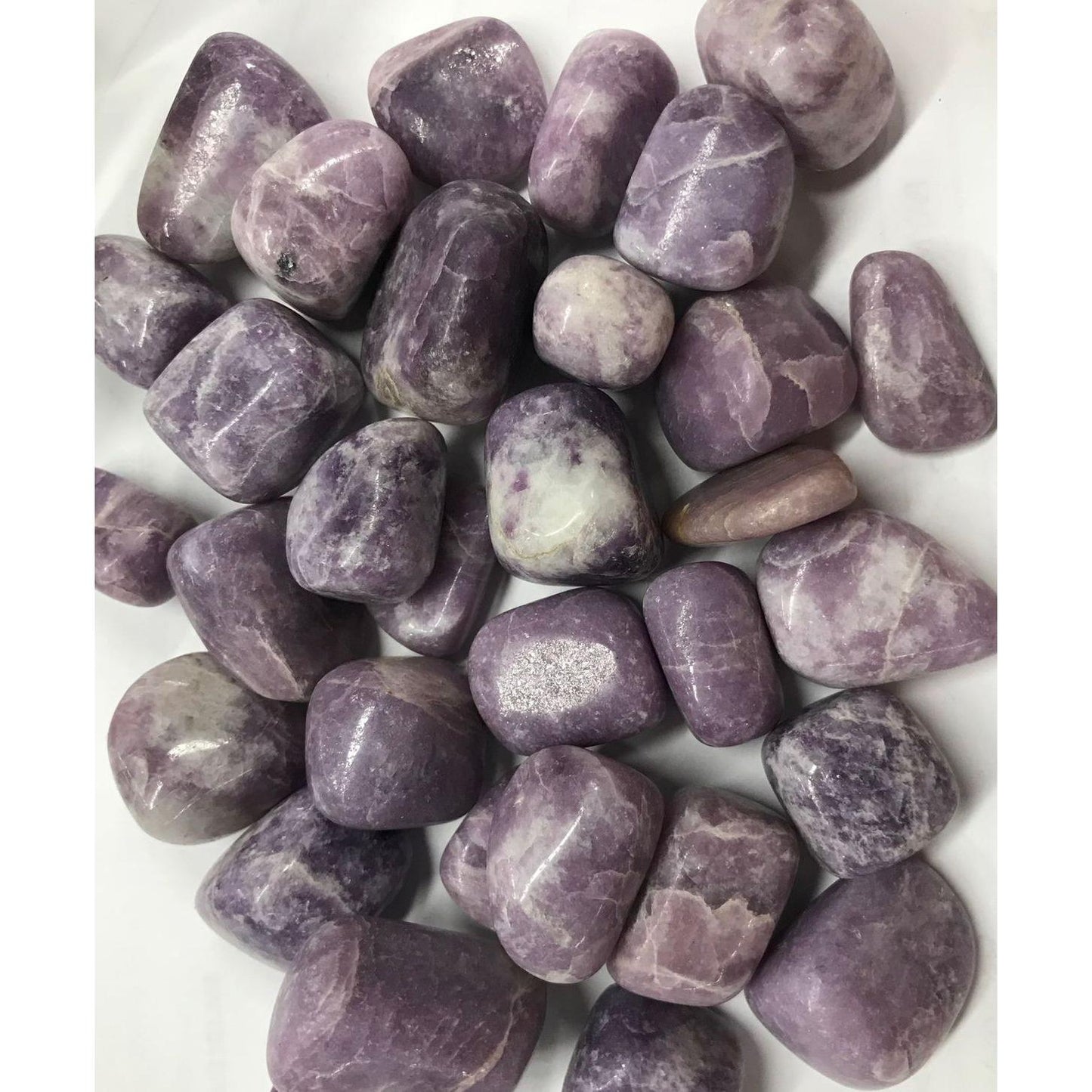 Lepidolite, Tumbled and Polished, 1/2"