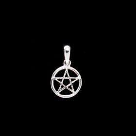 Small Sterling Silver Pentacle Pendant #2