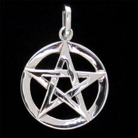 Sterling Silver Pentacle-Large Pendant