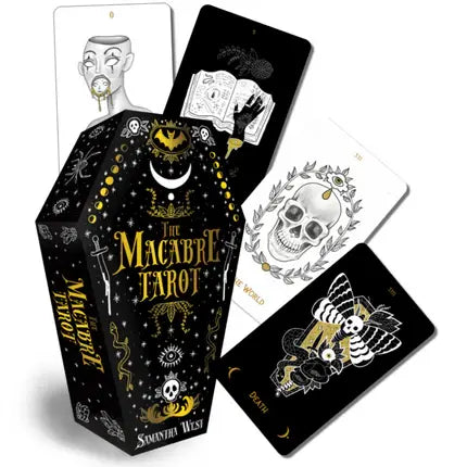 Macabre Coffin Shaped Tarot Deck