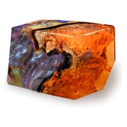 Fire Opal Soap Rock by TS Pink