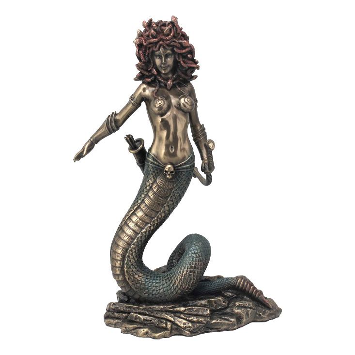 Bronze Standing Medusa Statue