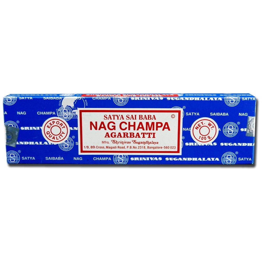 Certified Authentic Sai Baba Nag Champa Incense 40 grams Approx. 40 sticks