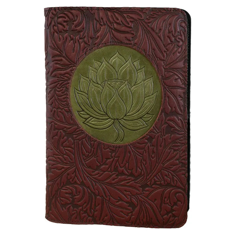 Floating Lotus Hand-Embossed Leather Journal