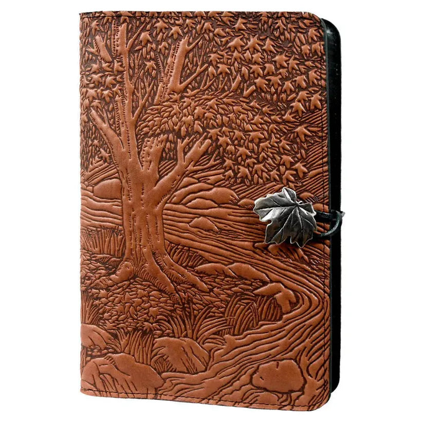 Creekbed Maple Hand-Embossed Leather Journal