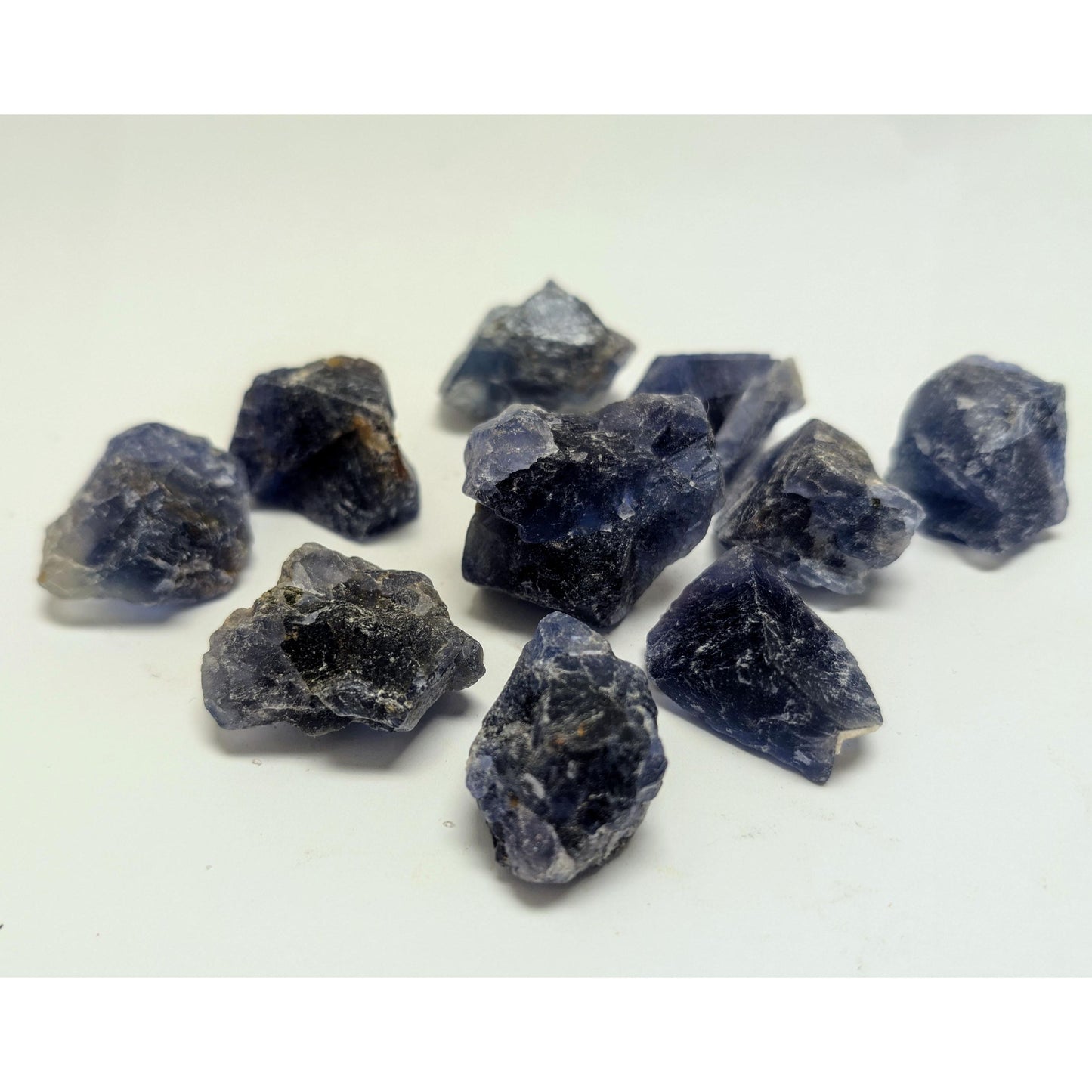 Rough Indigo Blue Fluorite Pieces 1"-1.5" to lift your spirits and help balance your emotions