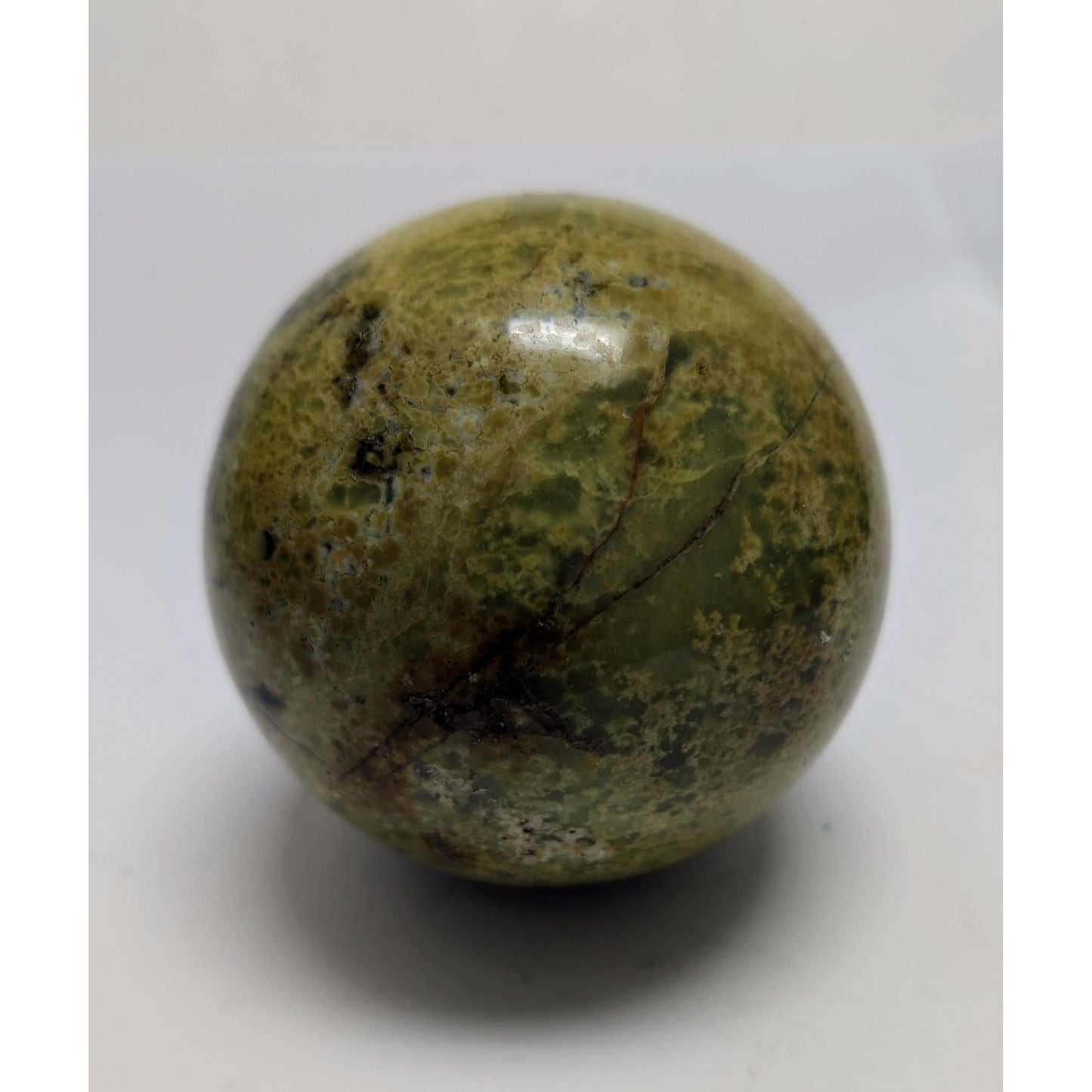 Green Opal Sphere Large Baseball-sized for finding true love