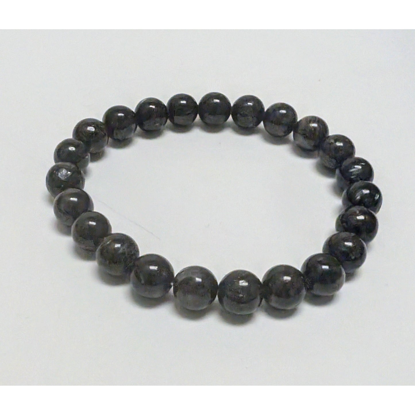 Hypersthene for Protection and Grounding! 8mm Beaded Crystal Stone Bracelet