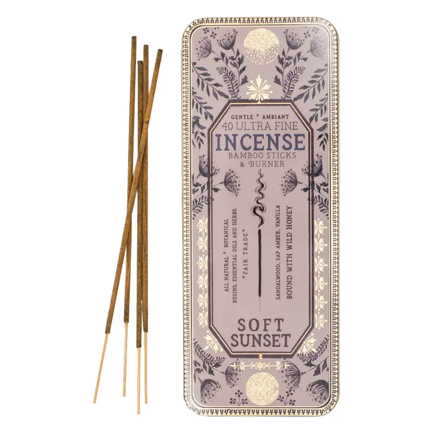 Soft Sunset Beautiful Tinned Incense by Papaya