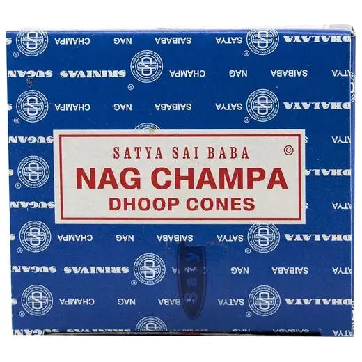 Certified Authentic Sai Baba Nag Champa Cones Incense Champa Cones