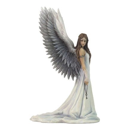 Spirit Guide Angel with Key Figurine by Anne Stokes