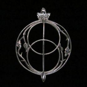 Sterling Silver Chalice Well Cover Pendant