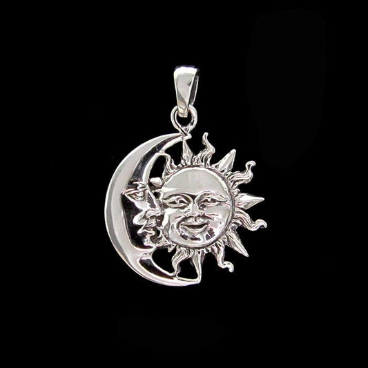 Sterling Silver Moon/Sun Pendant Equinox