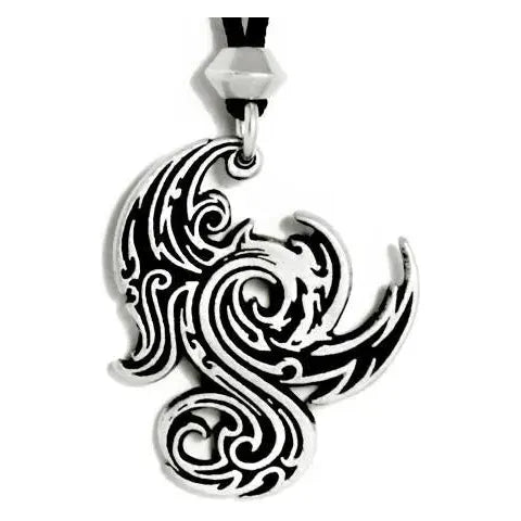 The Gothic Dragon Pewter Pendant