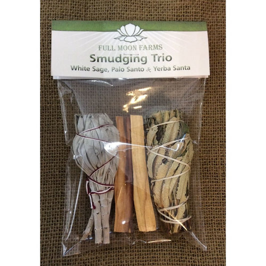 Smudging Trio - White Sage/Palo Santo/Yerba Santa