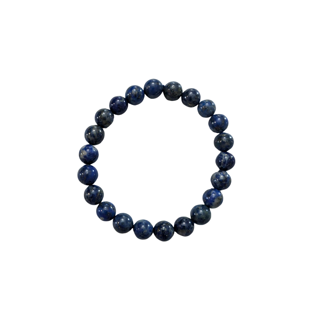 Lapis Lazuli for Calming Beaded Crystal Stone Bracelet