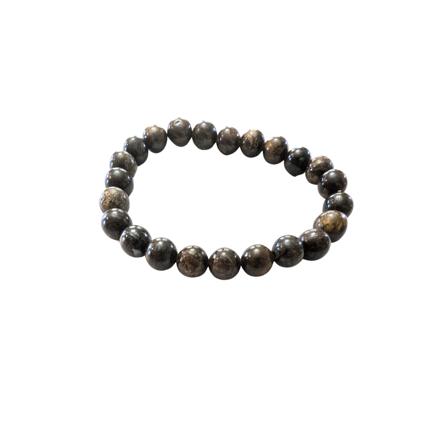 Bronzite Beaded Bracelet for Focus and Calming