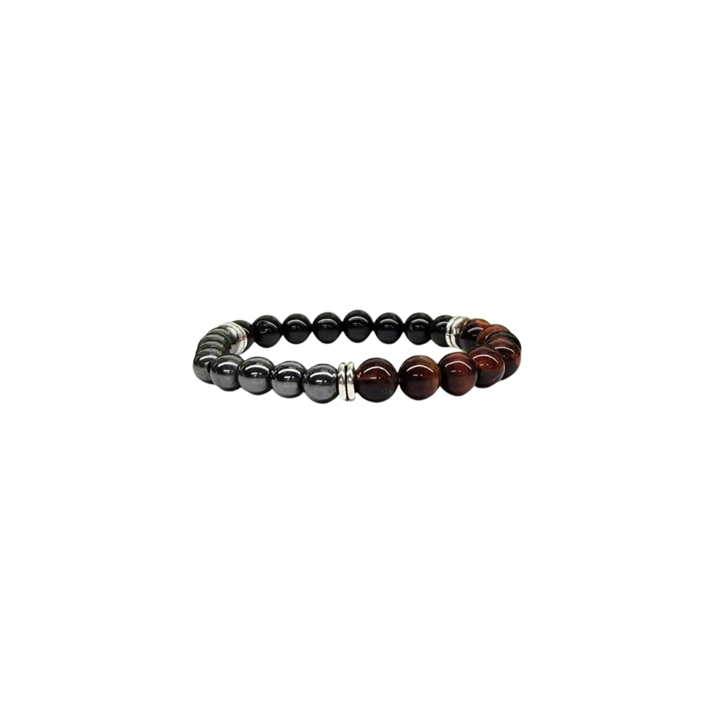 HEALING FROM BULLYING Kid's Bracelet- Children's/Kids Size- Hematite, Red Tiger Eye and Black Tourmaline