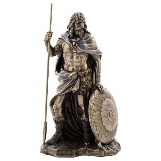 8.75 Inch Norse God - Baldur Cold Cast Bronze Sculpture Figurine