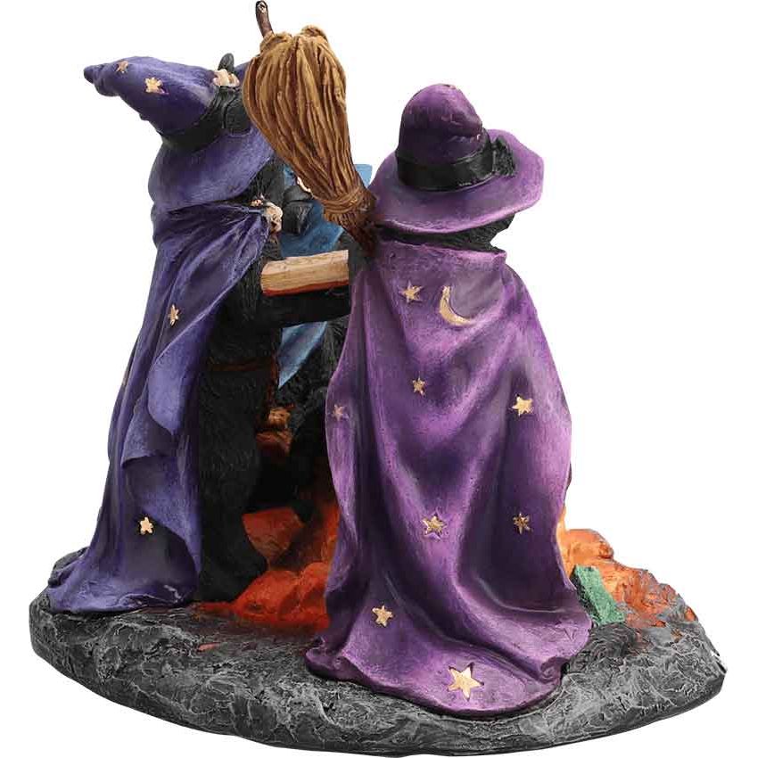 Lisa Parker Magical Cat  Black Cats and Cauldron Statue