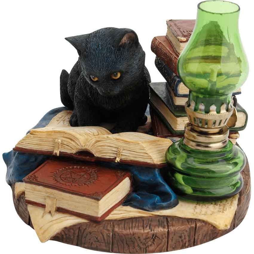 Lisa Parker Magical Cat Ferocious Kitty of Letters Statue