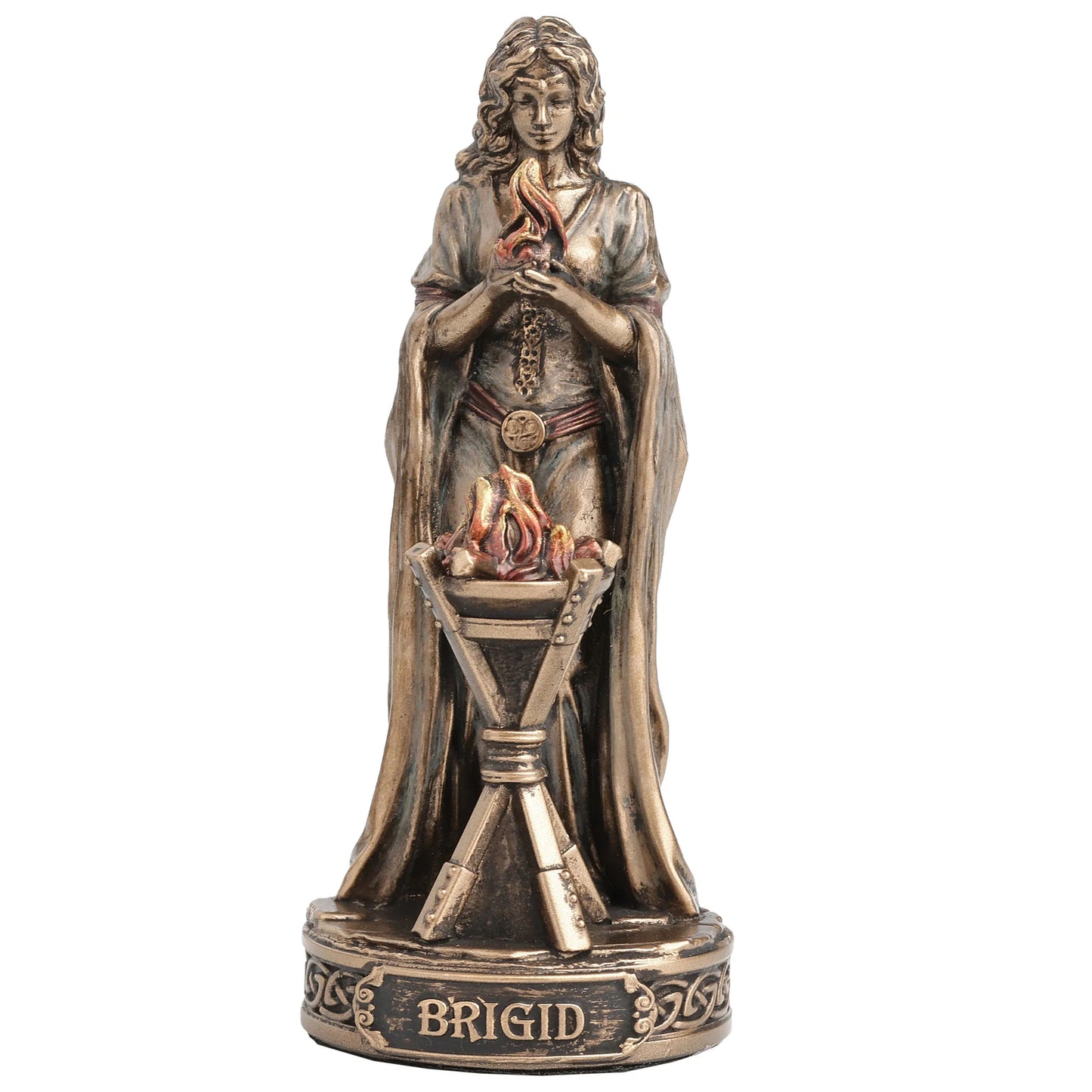 Brigid - Goddess of Hearth & Warmth Mini Statue