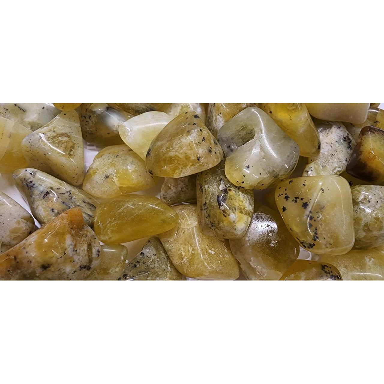 Yellow Opal, Tumbled and Polished 1'-1.5"