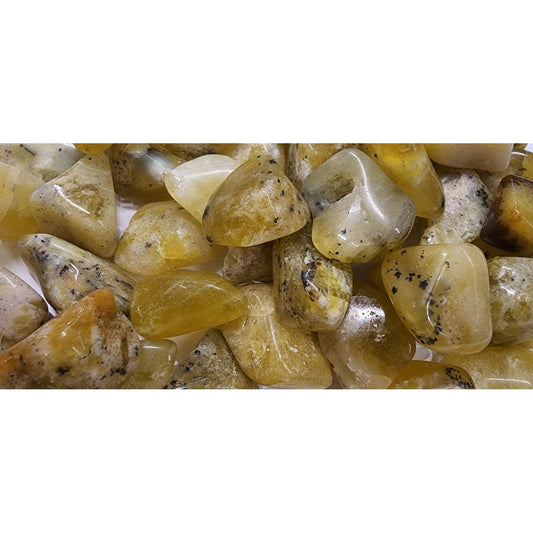 Yellow Opal, Tumbled and Polished 1'-1.5"