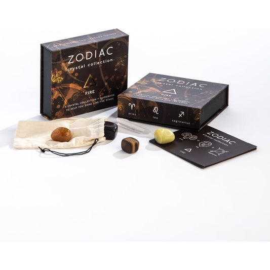 Zodiac Crystal Collection Fire Elemental Set: Aries, Leo, Sagittarius