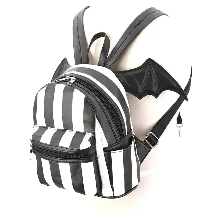 Bat Wing Striped Mini Backpack