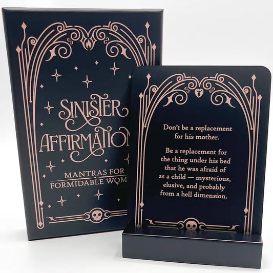 Sinister Affirmations Cards