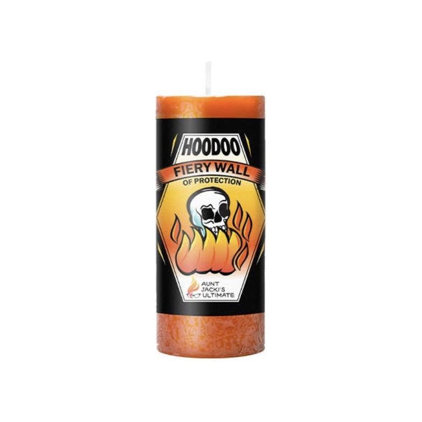 Aunt Jacki's Hoodoo Ultimate Fiery Wall of Protection Candle