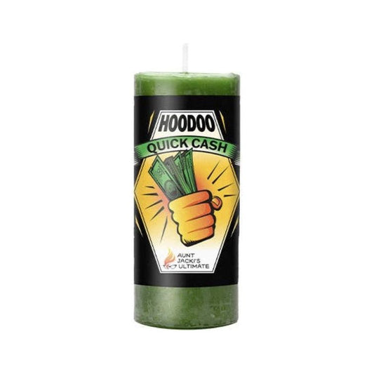 Aunt Jacki's Hoodoo Ultimate Quick Cash Candle